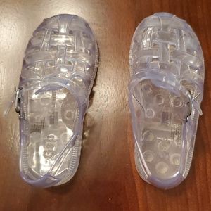 Clear jelly sandals